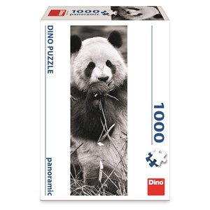 Dino (54544) - "Panda in Grass" - 1000 pièces