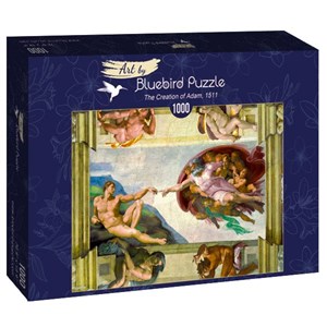 Bluebird Puzzle (60053) - Michelangelo: "The Creation of Adam, 1511" - 1000 pièces