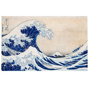 Clementoni (39378) - Hokusai: "La Vague" - 1000 pièces
