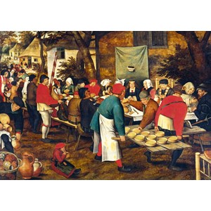 Bluebird Puzzle (60025) - Brueghel le Jeune: "Peasant Wedding Feast" - 1000 pièces