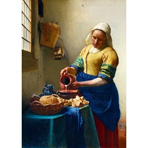 Bluebird Puzzle (60066) - Johannes Vermeer: "The Milkmaid, 1658" - 1000 pièces