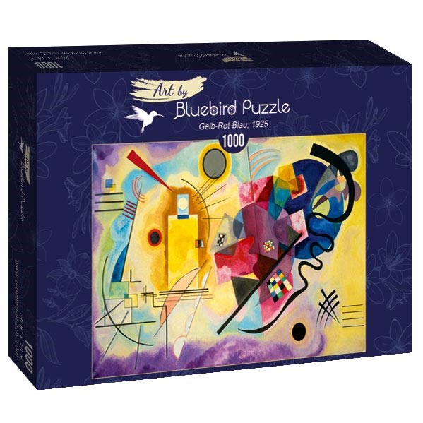 Bluebird Puzzle (60036) - Vassily Kandinsky: "Gelb-Rot-Blau, 1925" - 1000 pièces
