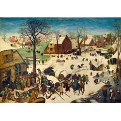 Bluebird Puzzle (60026) - Pieter Brueghel the Elder: "The Census at Bethlehem, 1566" - 1000 pièces