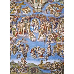 Clementoni (39497) - Michelangelo: "The last Judgement" - 1000 pièces