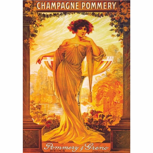 D-Toys (69474) - "Vintage Posters, Champagne Pommery" - 1000 pièces
