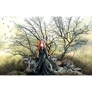 SunsOut (67609) - Nene Thomas: "Red Haired Witch" - 1000 pièces