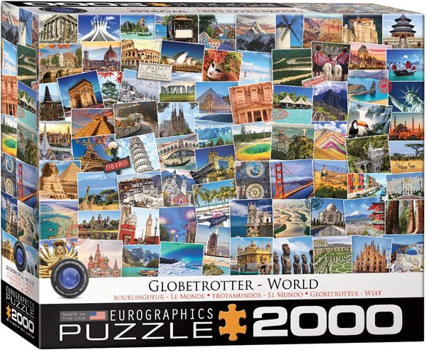 Eurographics (8220-5480) - "World Globetrotter" - 2000 pièces