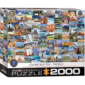 Eurographics (8220-5480) - "World Globetrotter" - 2000 pièces
