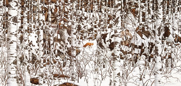 SunsOut (74415) - Bev Doolittle: "Woodland Encounter" - 1000 pièces