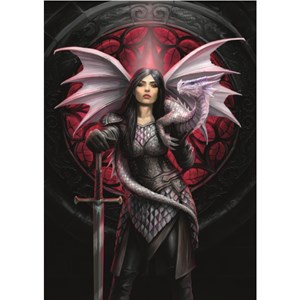 Bluebird Puzzle (70441) - Anne Stokes: "Valour" - 1500 pièces