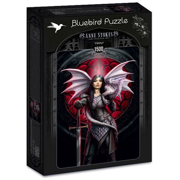 Bluebird Puzzle (70441) - Anne Stokes: "Valour" - 1500 pièces