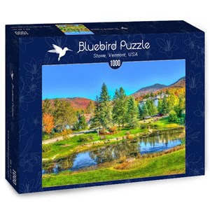 Bluebird Puzzle (70023) - "Stowe, Vermont, USA" - 1000 pièces