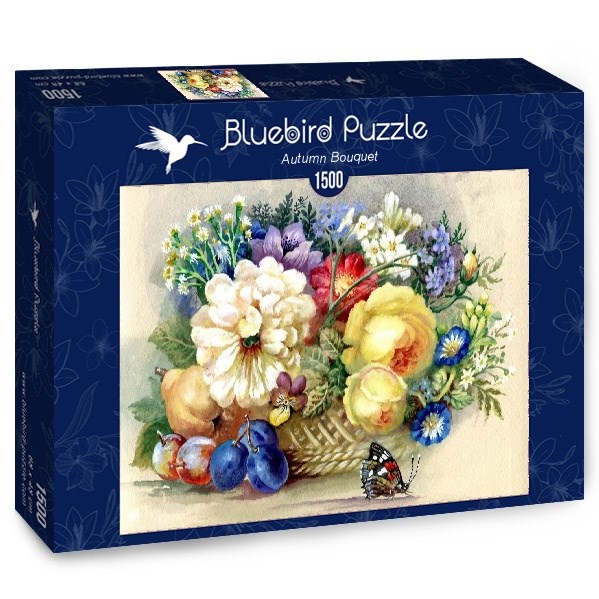 Bluebird Puzzle (70026) - Nadiia Starovoitova: "Autumn Bouquet" - 1500 pièces