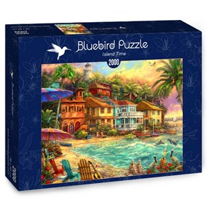Bluebird Puzzle (70208) - Chuck Pinson: "Island Time" - 2000 pièces