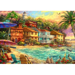 Bluebird Puzzle (70208) - Chuck Pinson: "Island Time" - 2000 pièces