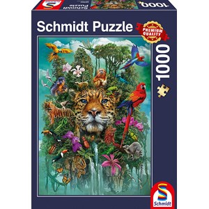 Schmidt Spiele (58960) - "King of the Jungle" - 1000 pièces