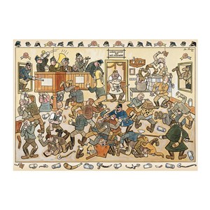 Dino (53244) - Josef Lada: "Fight in a Pub" - 1000 pièces