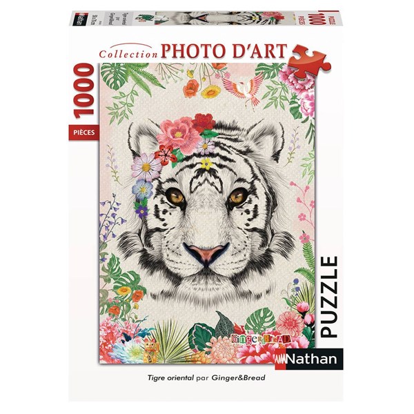 Nathan (87635) - "Oriental Tiger" - 1000 pièces