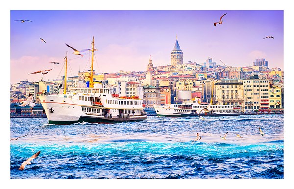 Pintoo (h2050) - "Golden Horn, Turkey" - 1000 pièces