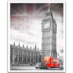 Pintoo (h1538) - "Big Ben, England" - 2000 pièces