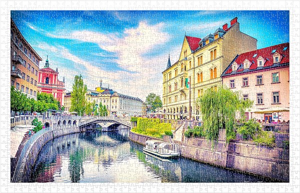 Pintoo (h2031) - "Ljubljana, Slovenia" - 1000 pièces
