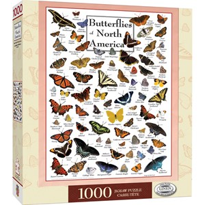 MasterPieces (71971) - "Butterflies of North America" - 1000 pièces