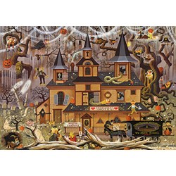 Buffalo Games (3872) - Charles Wysocki: "Trick or Treat Hotel" - 500 pièces