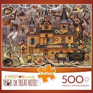 Buffalo Games (3872) - Charles Wysocki: "Trick or Treat Hotel" - 500 pièces