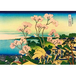 Bluebird Puzzle (60093) - Hokusai: "Shinagawa on the Tokaido, 1832" - 1000 pièces
