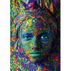 Bluebird Puzzle (60010) - "Face Art, Portrait of woman" - 1000 pièces