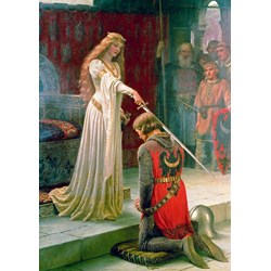 Bluebird Puzzle (60071) - Edmund Blair Leighton: "The Accolade, 1901" - 1000 pièces
