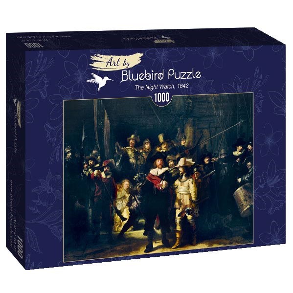 Bluebird Puzzle (60078) - Rembrandt: "The Night Watch, 1642" - 1000 pièces