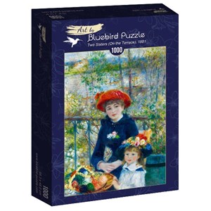 Bluebird Puzzle (60050) - Pierre-Auguste Renoir: "Two Sisters (On the Terrace), 1881" - 1000 pièces