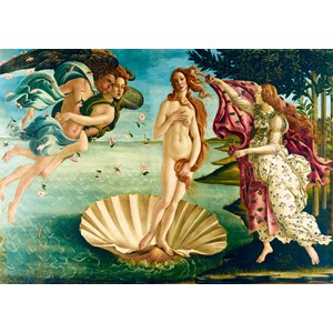 Bluebird Puzzle (60055) - Sandro Botticelli: "The birth of Venus, 1485" - 1000 pièces