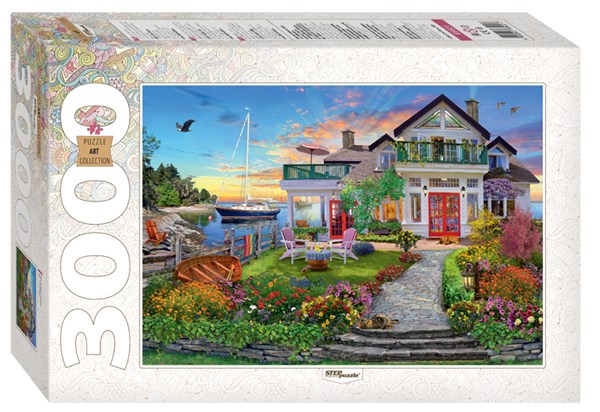 Step Puzzle (85021) - "House by the bay" - 3000 pièces