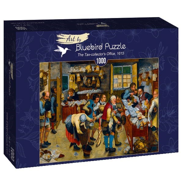 Bluebird Puzzle (60085) - Brueghel le Jeune: "The Tax-collector's Office, 1615" - 1000 pièces