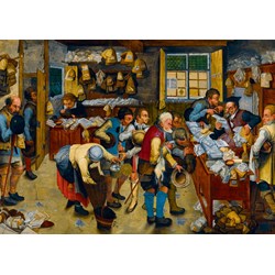 Bluebird Puzzle (60085) - Brueghel le Jeune: "The Tax-collector's Office, 1615" - 1000 pièces