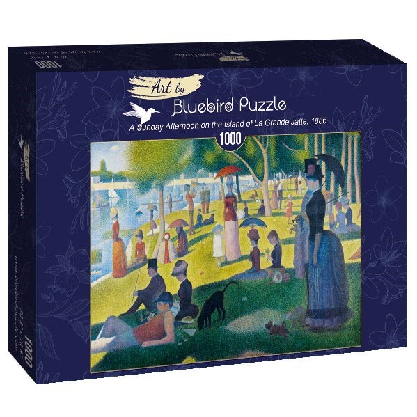 Bluebird Puzzle (60086) - Georges Seurat: "A Sunday Afternoon on the Island of La Grande Jatte, 1886" - 1000 pièces