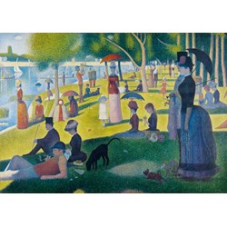 Bluebird Puzzle (60086) - Georges Seurat: "A Sunday Afternoon on the Island of La Grande Jatte, 1886" - 1000 pièces