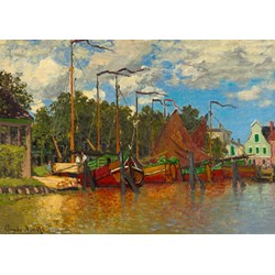 Bluebird Puzzle (60031) - Claude Monet: "Boats at Zaandam, 1871" - 1000 pièces
