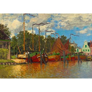 Bluebird Puzzle (60031) - Claude Monet: "Boats at Zaandam, 1871" - 1000 pièces