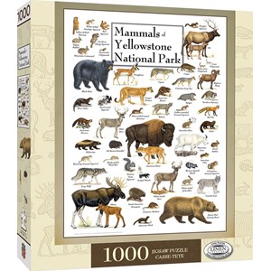 MasterPieces (71974) - "Mammals of Yellowstone National Park" - 1000 pièces