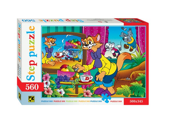 Step Puzzle (78034) - "Leopold the Cat" - 560 pièces