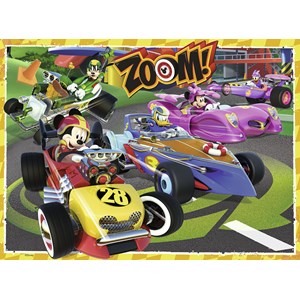Ravensburger (10974) - "Mickey and the Roadster Racers" - 100 pièces