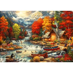 Bluebird Puzzle (70408) - Chuck Pinson: "Treasures of the Great Outdoors" - 1000 pièces