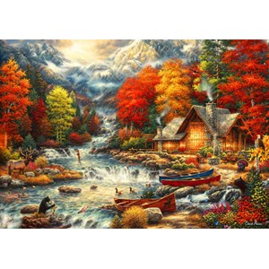 Bluebird Puzzle (70408) - Chuck Pinson: "Treasures of the Great Outdoors" - 1000 pièces