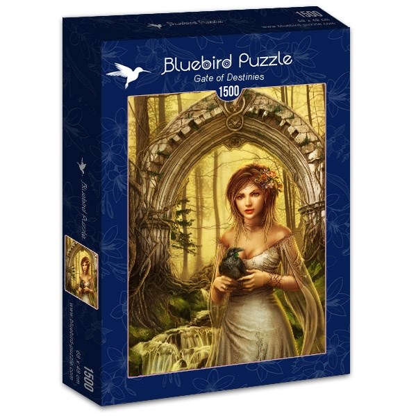 Bluebird Puzzle (70428) - Cris Ortega: "Gate of Destinies" - 1500 pièces