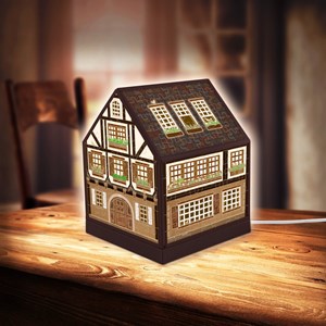 Pintoo (r1006) - "House Lantern, Half-Timbered House" - 208 pièces