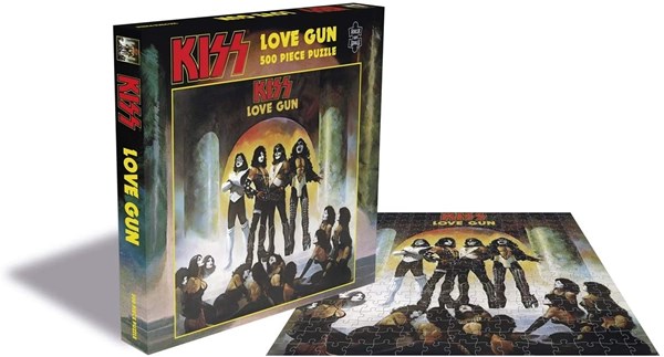Zee Puzzle (25647) - "Kiss, Love Gun" - 500 pièces
