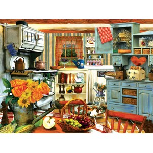 SunsOut (28851) - Tom Wood: "Grandma's Country Kitchen" - 1000 pièces